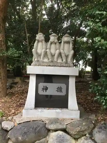 不乗森神社の狛犬