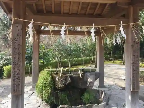 出水神社の手水