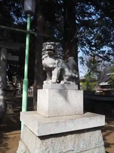 秋津神社の狛犬