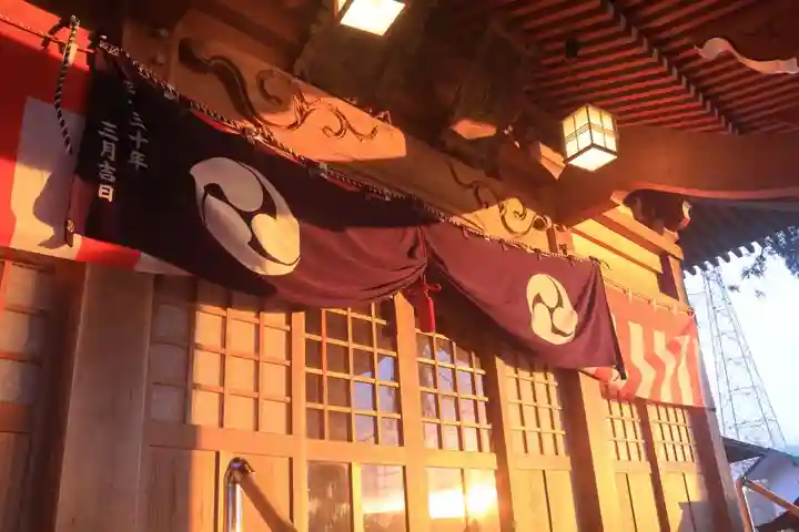 阿久津「田村神社」(郡山市阿久津町)旧社名:伊豆箱根三嶋三社の本殿・本堂