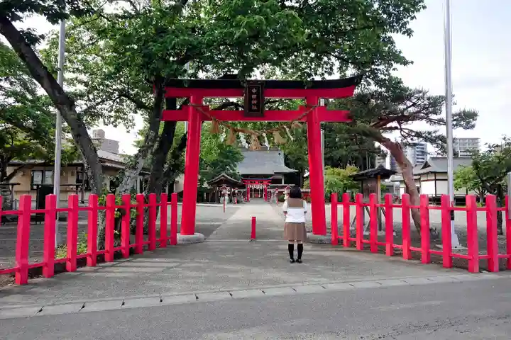 中田神社の鳥居