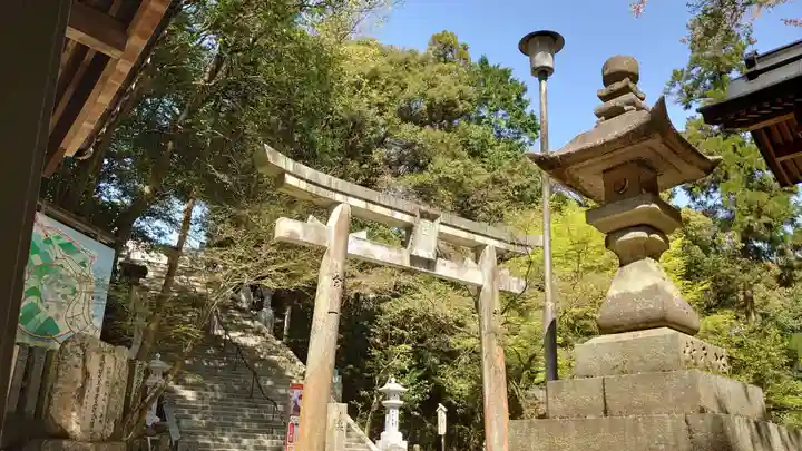 石鎚神社 口之宮 本社の鳥居