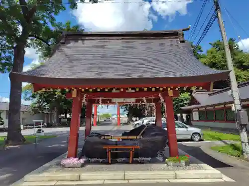 北海道護國神社の手水舎