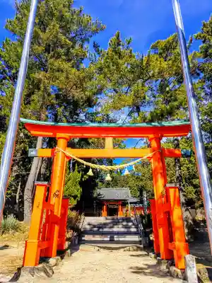 大岡白山神社の鳥居