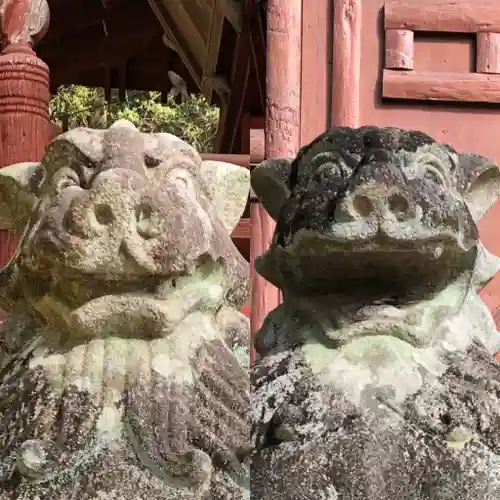 聖神社の狛犬