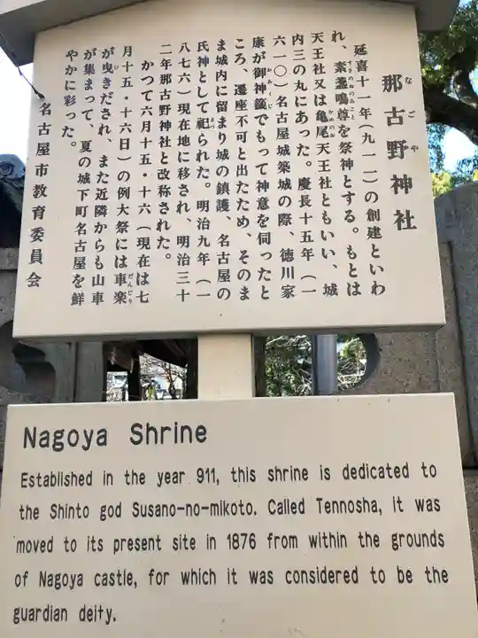 那古野神社の歴史