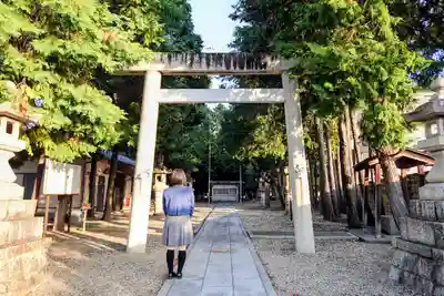 六所社（如意申町）の鳥居