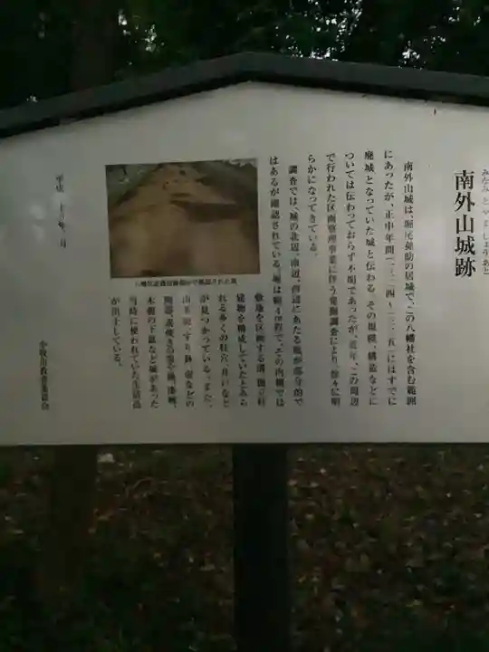 南外山八幡社の歴史