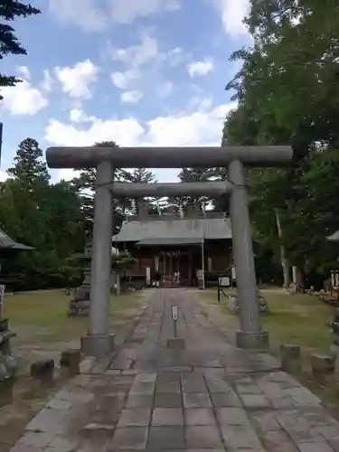 三春大神宮の鳥居