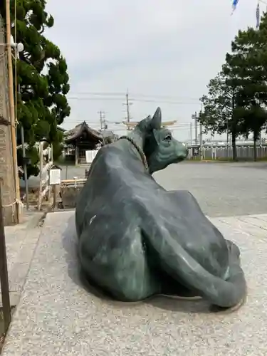 天満神社の像