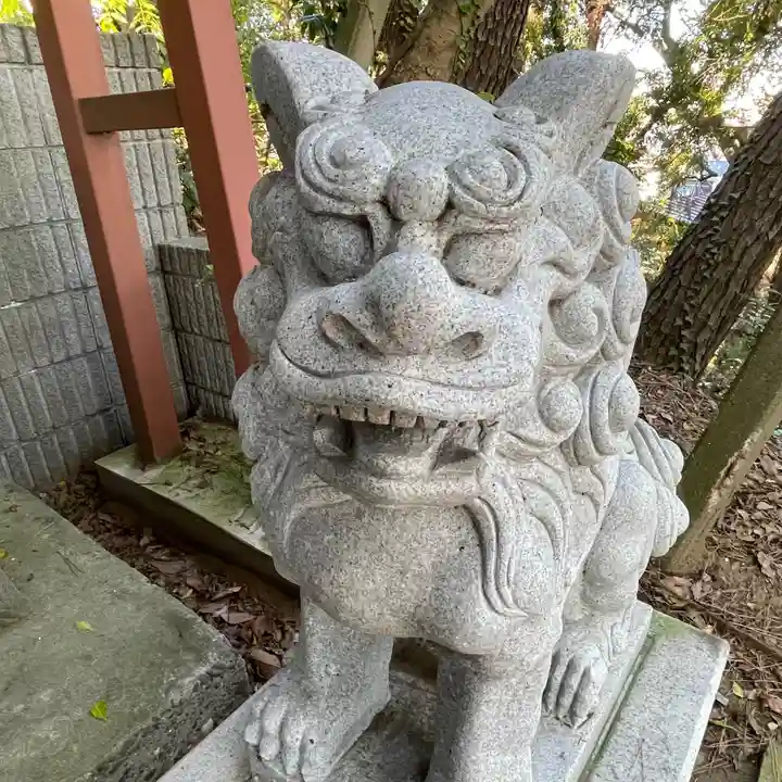 山野浅間神社の狛犬