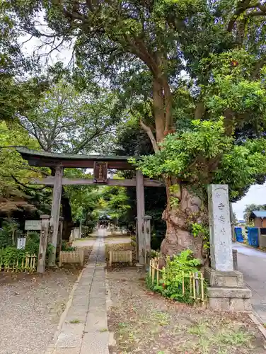 畑子安神社の鳥居