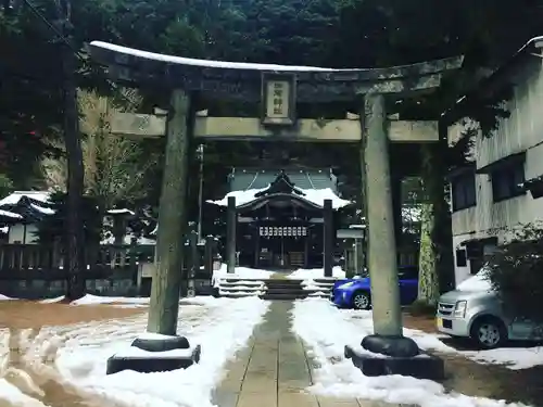 四所神社の鳥居