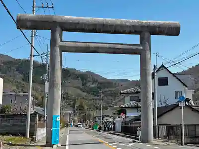 山梨縣護國神社の鳥居
