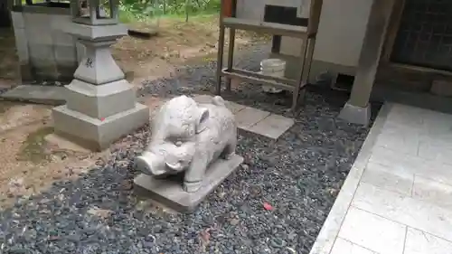 俵崎神社の狛犬