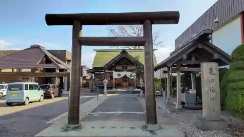 亀田龍神社の鳥居