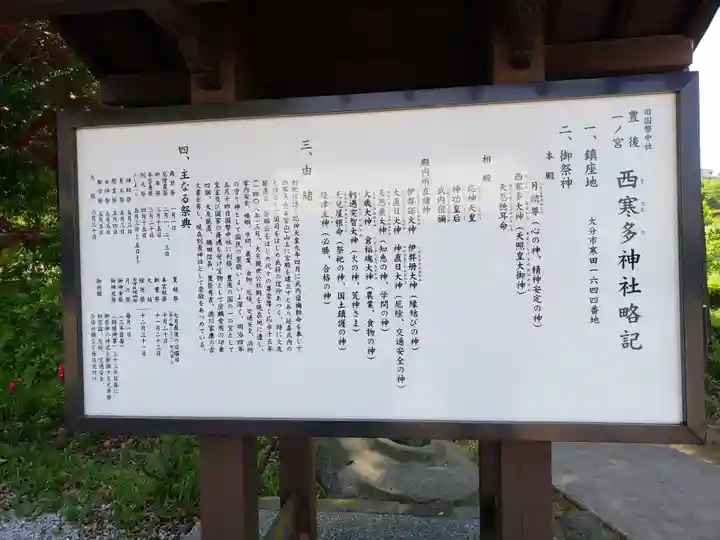 西寒多神社の歴史