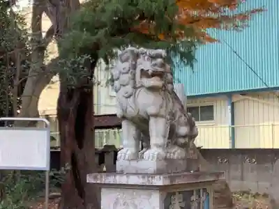 伊豆美神社の狛犬