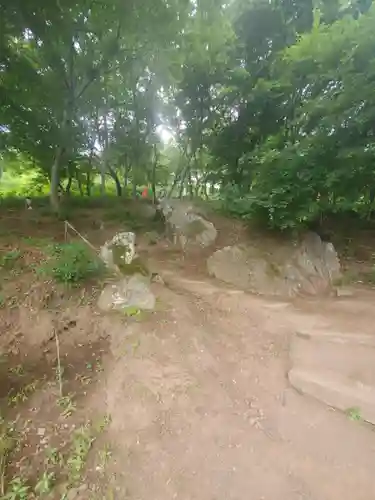 男浅間神社の周辺