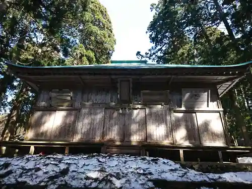 平泉寺白山神社の本殿