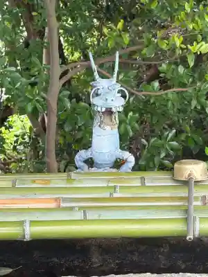 豊功神社の手水舎