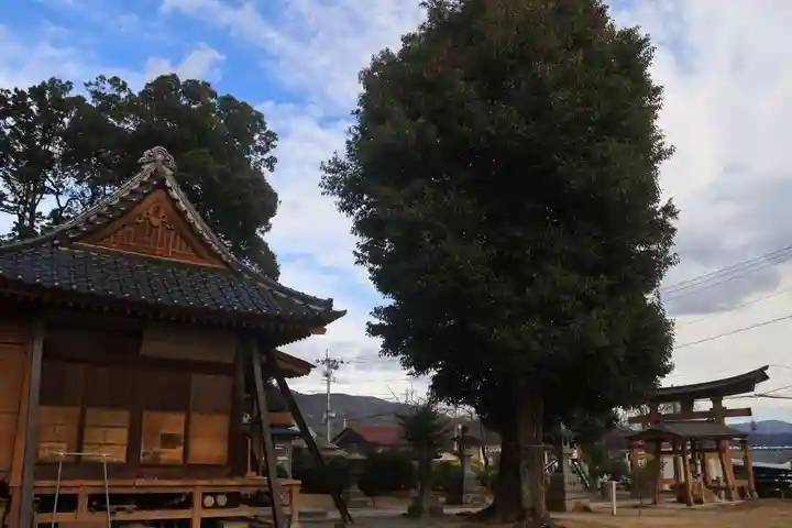 益子神社の景色