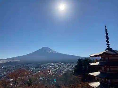 新倉富士浅間神社の景色