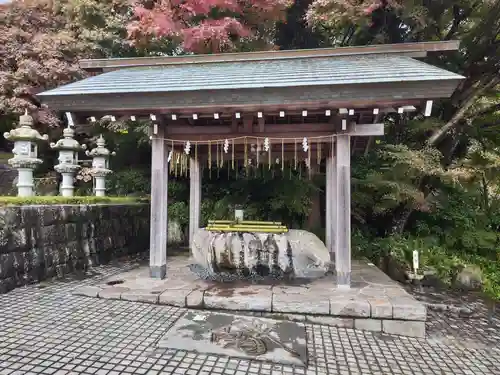 神祇大社の手水舎