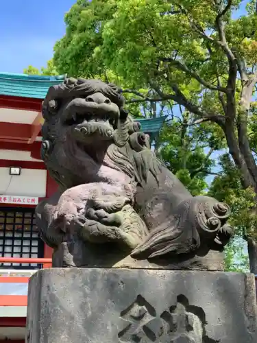 多摩川浅間神社の狛犬