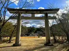 奈良縣護國神社の鳥居