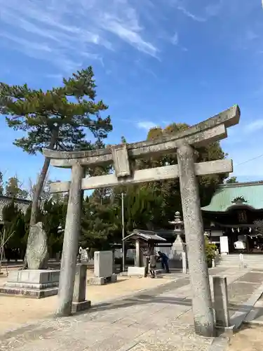 三津厳島神社の鳥居