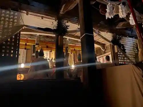 柏原八幡宮のお祭り