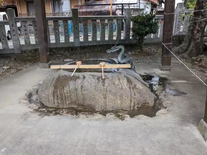 御井神社の手水舎