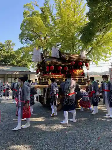 公智神社のお祭り