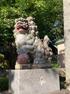 師岡熊野神社の狛犬