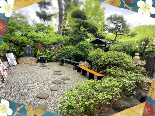 阿部野神社の庭園