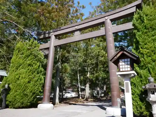 山梨縣護國神社の鳥居