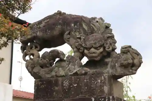 川田神社の狛犬