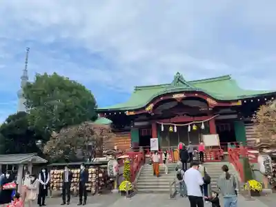 亀戸天神社の本殿・本堂