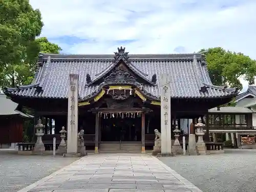 魚吹八幡神社の本殿・本堂