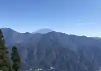 身延山奥之院思親閣の自然