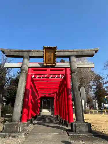 古尾谷八幡神社の鳥居