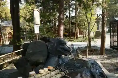 諏訪大社の手水舎