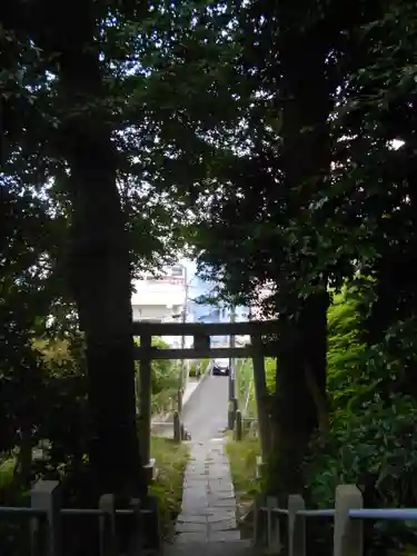 中里神社の自然