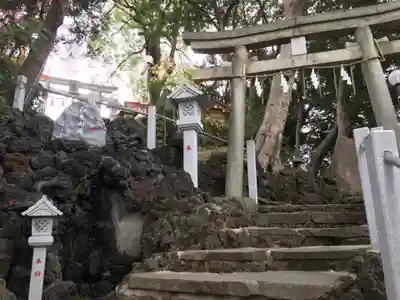 多摩川浅間神社の鳥居