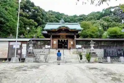 山口八幡社の本殿・本堂