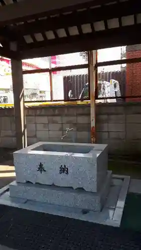 上白石神社の手水