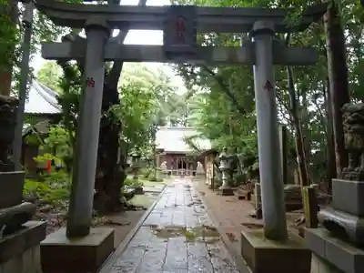 八幡社の鳥居
