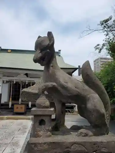 田中稲荷神社の狛犬