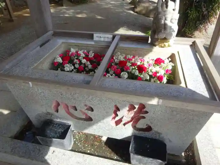 比々多神社の手水舎